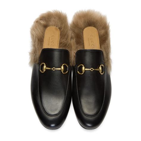 gucci mannen slippers|Gucci fur slippers review.